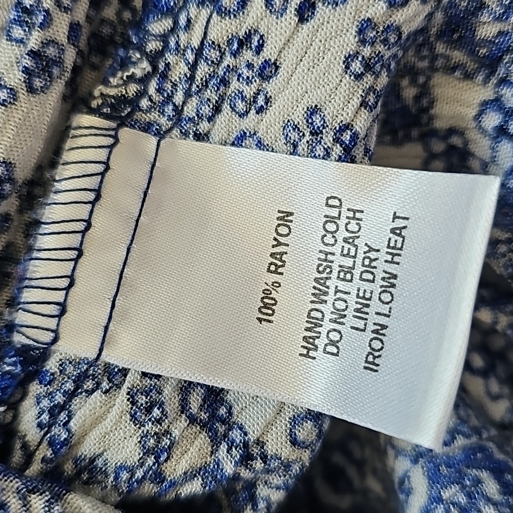 Lulu's Mandala Daydream Blue Print Maxi Dress Small - Picture 9 of 9